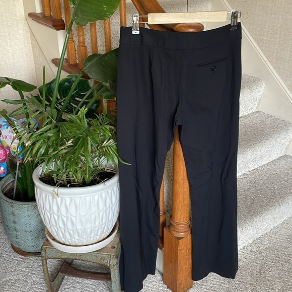 BCBGMaxAzria Black Wool Flare Trouser Pants - Picture 4 of 9